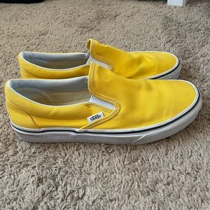Yellow Slip-on Vans